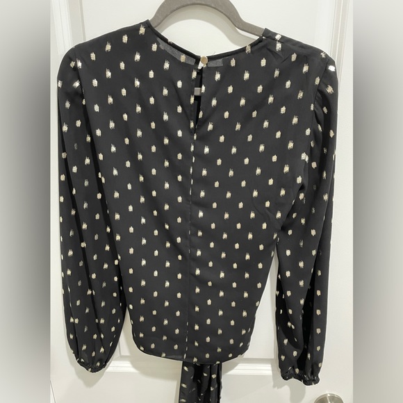 Ted Baker London black and gold blouse - Picture 4 of 6